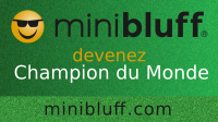 Laetitia joue au Minibluff